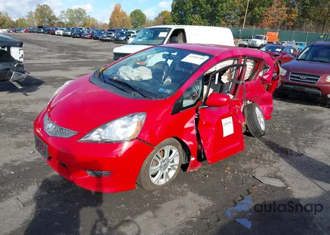 2010 Honda Fit Sport из США, поврежденный, VIN JHMGE8H42AC003471
